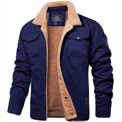 Men's Bomber Jacket - Lined Interior & Chest Pockets