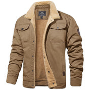 Men's Bomber Jacket - Lined Interior & Chest Pockets