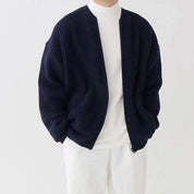 Men's Trendy Knitted Zip Cardigan - Versatile Casual Layer
