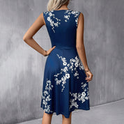 Women's Sleeveless Wrap Summer Dress - Lightweight & Casual