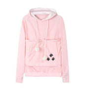 Unisex Hoodie - Pet Carrier Pouch with Drawstring Hood
