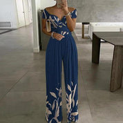 Elegant Off-Shoulder Floral Jumpsuit for Women