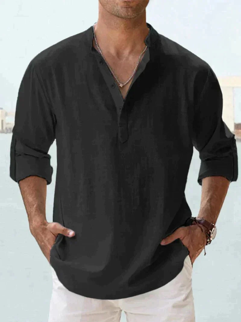 Breathable Linen Shirt for Men