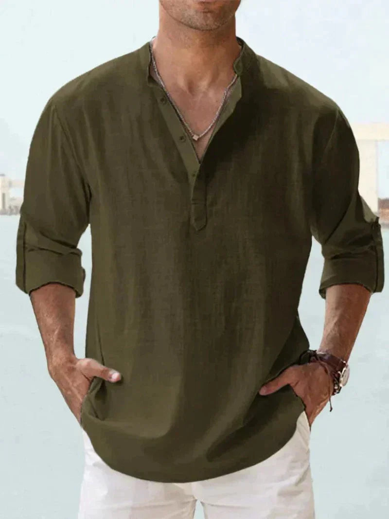 Breathable Linen Shirt for Men