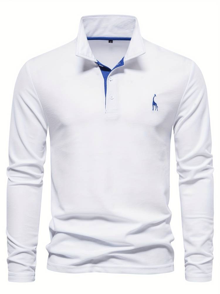 Stylish and Comfortable Long Sleeve Polo Shirt for Men