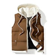 Men's Gilet - Hooded with Padded Design