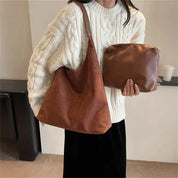 Women's Hobo Tote Shoulder Bag - Casual Everyday Style