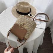 Women's Straw Handbag - Summer Style & Versatile
