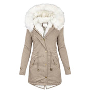 Women's Coat - Long and Hooded Parka