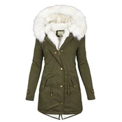 Women's Coat - Long and Hooded Parka