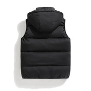 Men's Gilet - Hooded with Quilted Design