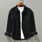 Comfortable Button-Down Long Sleeve Shirt for Men