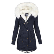 Women's Coat - Long and Hooded Parka