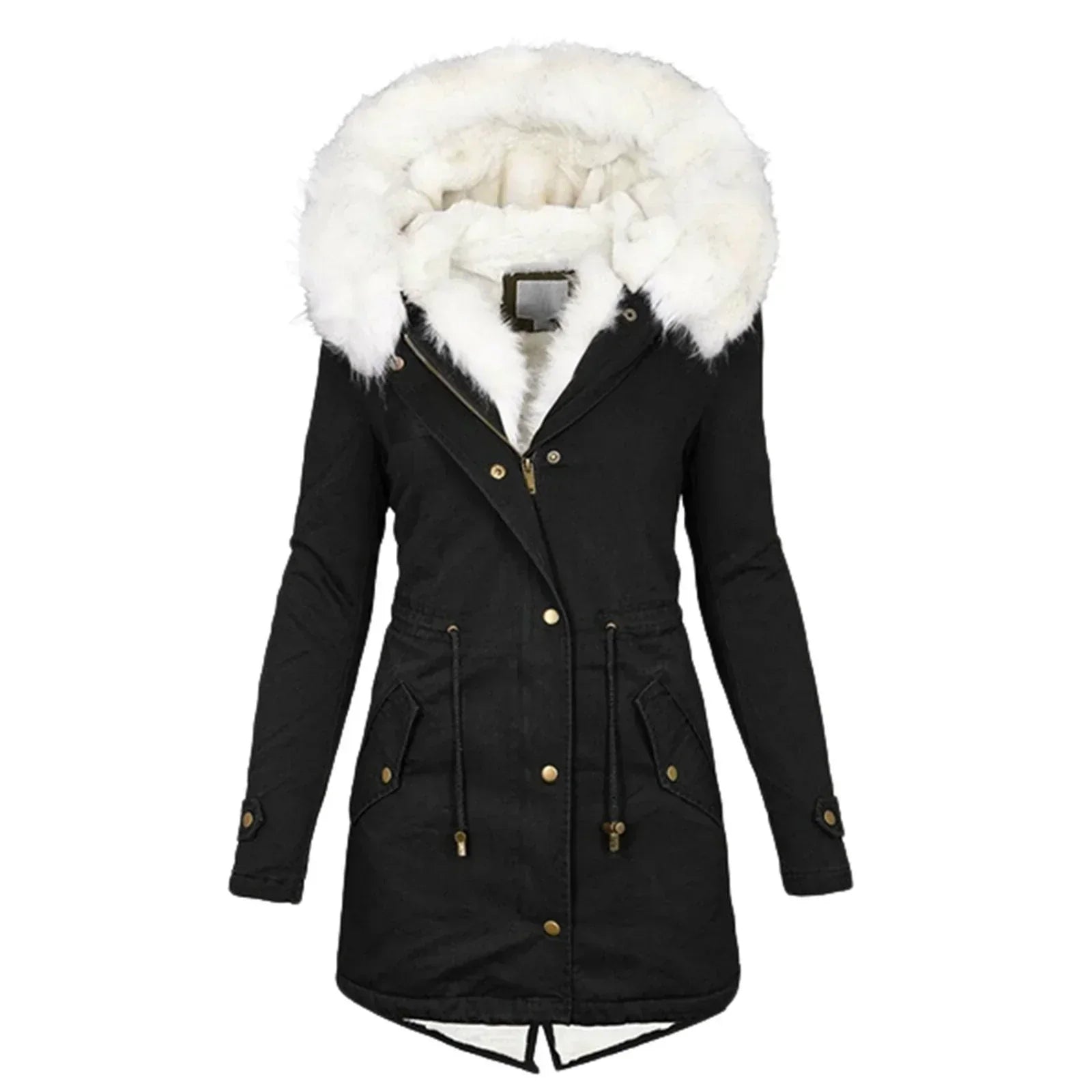 Women's Coat - Long and Hooded Parka