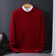 Men's Jumper - Crew Neck in Solid Colour