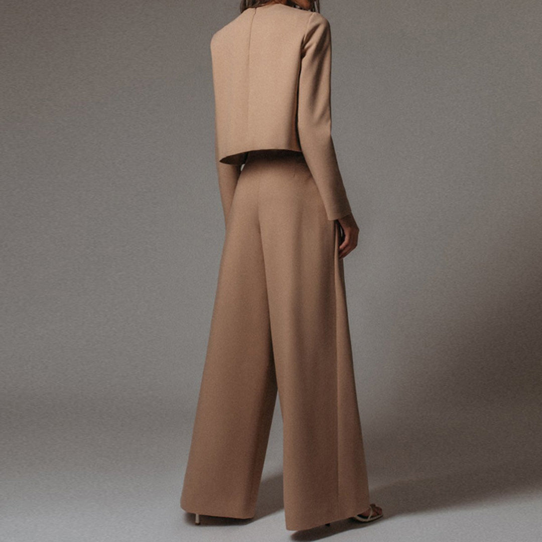 Karina - Elegant Two-Piece Palazzo Set for Women