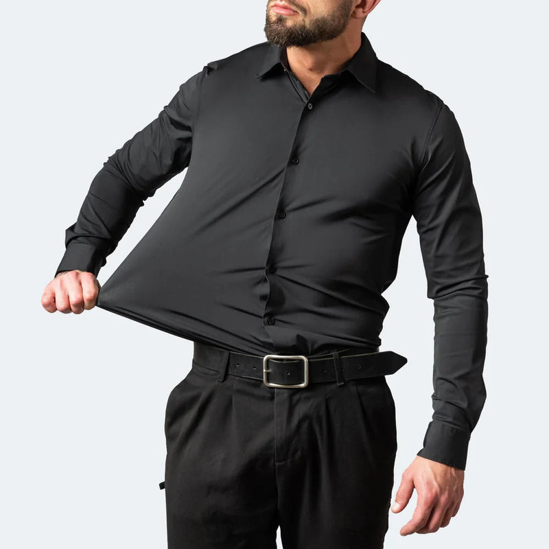 Men's Stretch Dress Shirt - Slim Fit & Wrinkle-Free