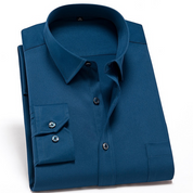 Men's Stretch Dress Shirt - Slim Fit & Wrinkle-Free