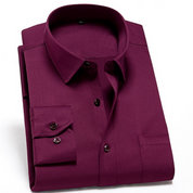 Men's Stretch Dress Shirt - Slim Fit & Wrinkle-Free