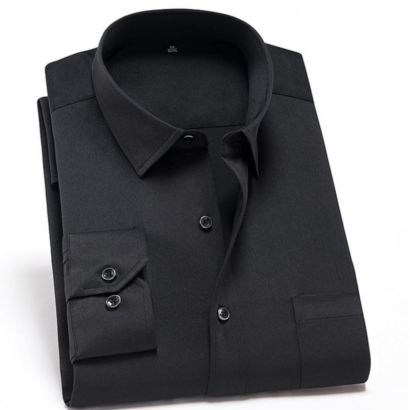 Men's Stretch Dress Shirt - Slim Fit & Wrinkle-Free