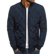Comfortable and Casual Bomber Jacket with Zip Pockets for Men