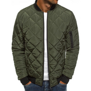 Comfortable and Casual Bomber Jacket with Zip Pockets for Men