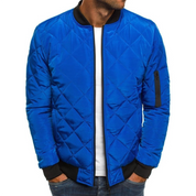 Comfortable and Casual Bomber Jacket with Zip Pockets for Men