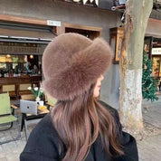 Women's Cossack Style Hat - With Wide Rounded Trim