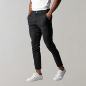 Men's Chino Work Trousers - Slim Fit & Ankle Length