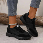 Women's Trainers - Chunky Sole with Contrast Panel Design