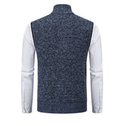 Men's Gilet - Stand Collar with Full Zip Fastening