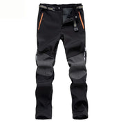 Men's Waterproof Trousers - Lined Two-Tone with Zip Pockets