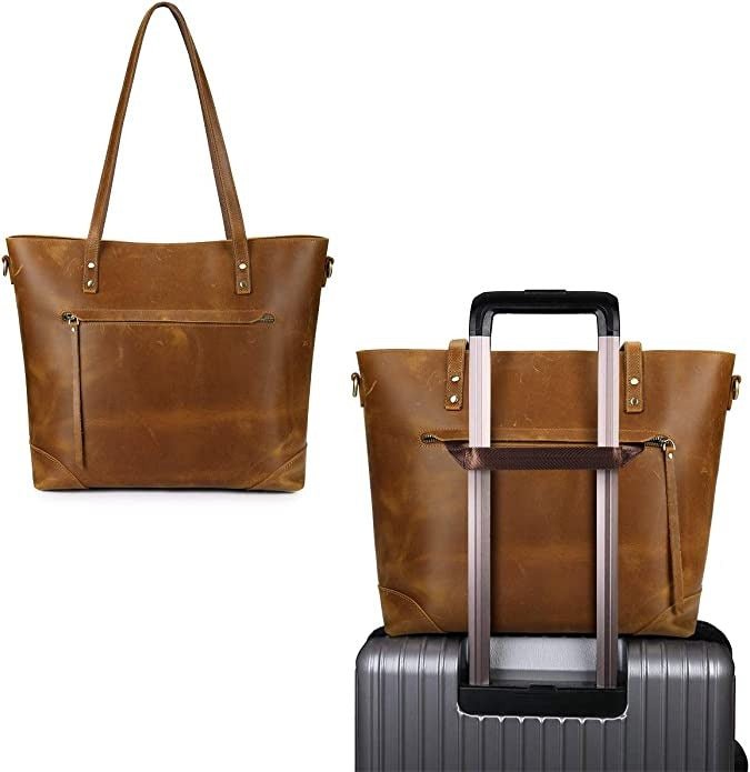 Women's Vintage Carry Tote Bag - Timeless Spacious Versatile
