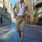 Slim Fit Wedding Guest Suit for Men