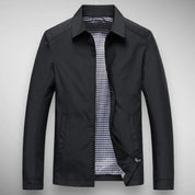 Men's Harrington Jacket - Checked Lining & Classic Collar