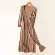Women's Cardigan - Open Front with Longline Design