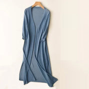Women's Cardigan - Open Front with Longline Design