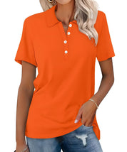 Breathable Casual Polo Shirt for Women