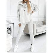 Women's Three Piece Set - Hoodie, Cami Top, and Leggings
