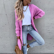 Women's Classic Long Knit Cardigan - Versatile All-Season Layer