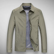 Men's Harrington Jacket - Checked Lining & Classic Collar