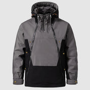 Men's Waterproof Anorak - Hooded with Quarter-Zip