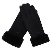 Women's Gloves - Contrast Lined with Velvety Finish