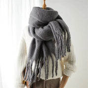 Women's Scarf - Chunky Finish with Fringe Trim