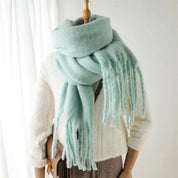 Women's Scarf - Chunky Finish with Fringe Trim