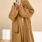 Ariana - Chic Autumn Knitted Long Coat for Women