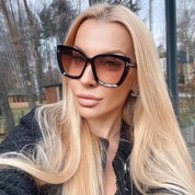 Oversized Cat Eye UV400 Sunglasses for Women