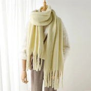 Women's Scarf - Chunky Finish with Fringe Trim
