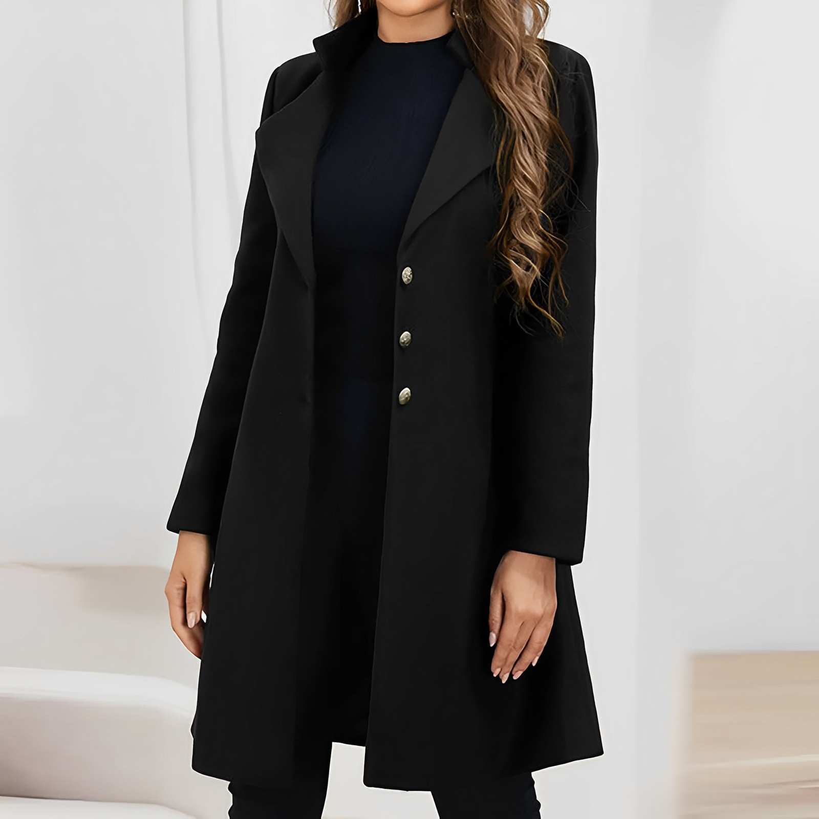 Women's Winter Coat - Elegant Overcoat