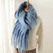 Women's Scarf - Chunky Finish with Fringe Trim